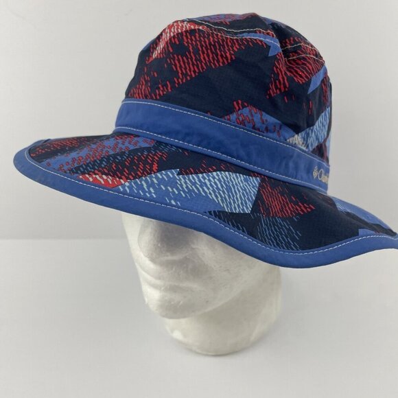 Columbia Bucket Hat Adult Small Adjustable Wide Brim Poly Stretch Colorful - Picture 2 of 8